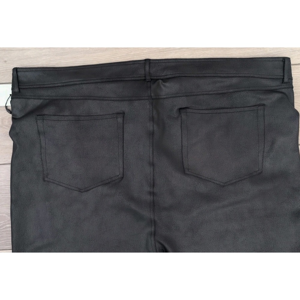 NYDJ‎ Womens Sculpt Her Stretch 5 Pocket Leggings Jet Black Coated Size 26W NWT - Picture 6 of 6